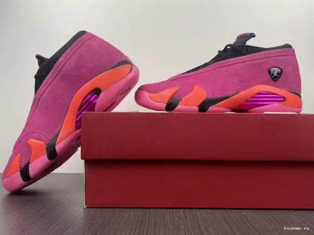 Rep Kickmax Jordan Pink Retro Shocking (W) Low 14 DH4121-600 0529